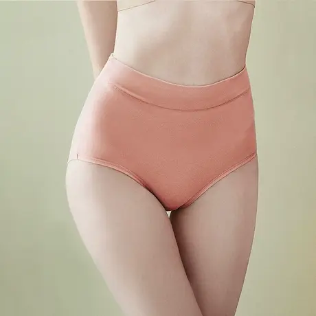 高腰内裤女士棉抗菌大码全棉裆透气三角裤女生收腹短裤头图片