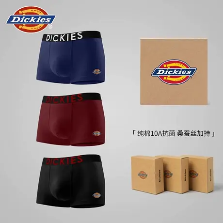 Dickies纯棉男士内裤2025新款秋季10A抗菌透气男款短裤运动桑蚕丝图片