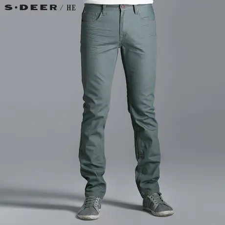 S.Deer/He【惠】 圣迪奥复古休闲工装长裤H14270846图片
