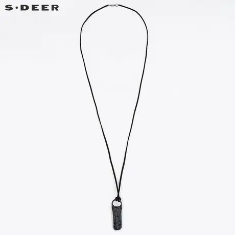 sdeer圣迪奥女装2019春装简约抽象形态装饰项链女S16184385商品大图
