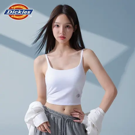 Dickies背心女2025新款夏季薄款运动透气吊带女生薄款背心女士图片