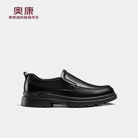 奥康 男鞋2026春季新款一脚蹬豆豆鞋乐福鞋商务百搭休闲懒人图片