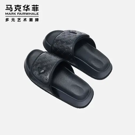 马克华菲官方旗舰店男士拖鞋夏季家居洗澡防滑厚底户外穿篮球沙滩图片