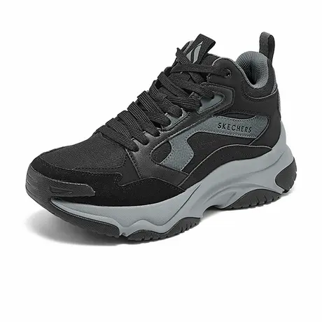 Skechers斯凯奇漫月鞋|夏季男鞋复古休闲鞋高帮鞋厚底增高运动鞋图片