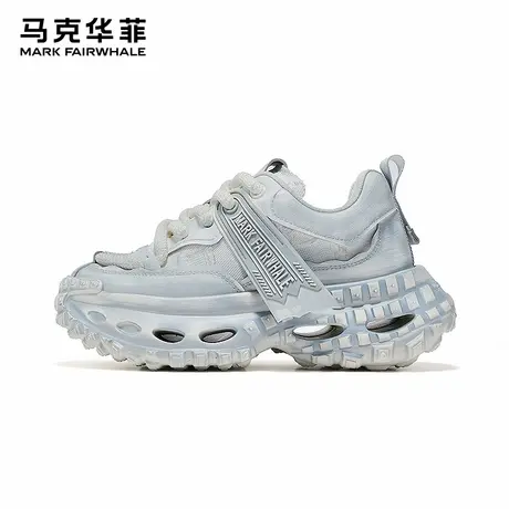 马克华菲男鞋秋季透气老爹鞋男2025新款增高鞋男款透气潮牌轮胎鞋商品大图