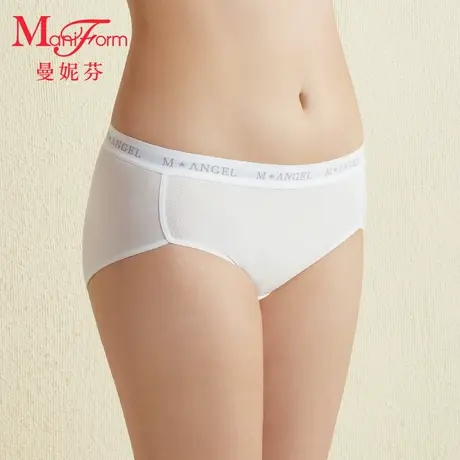 曼妮芬2025夏季抗菌内裆内裤舒适亲肤裤棉莫无痕少女短裤图片