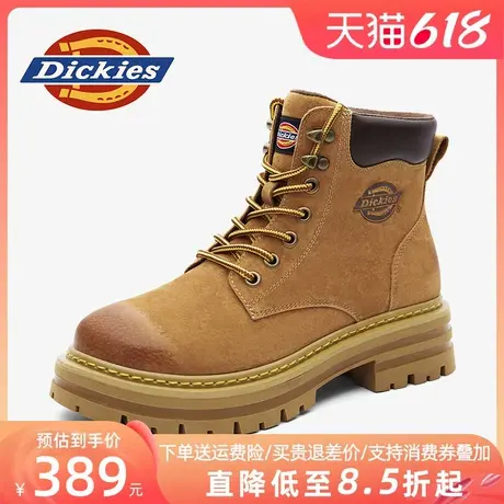 Dickies马丁靴男款夏季2025新款男士靴子透气薄款男鞋户外工装靴图片