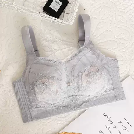 奥维丝丽醉清风系列内衣大胸显小无钢圈收副乳上托聚拢调整型文胸图片