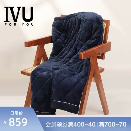 安莉芳旗下IVU男士冬季简约加厚睡裤长裤加绒家居裤UL00090图片
