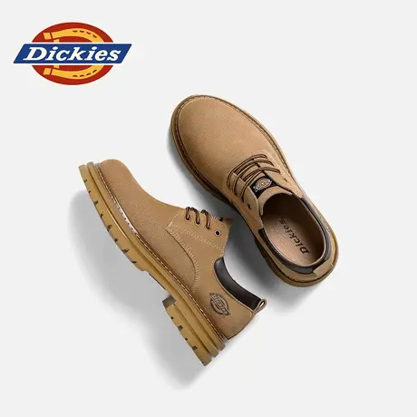 Dickies男鞋2025新款秋季厚底男款真皮户外工装鞋男士马丁靴低帮图片