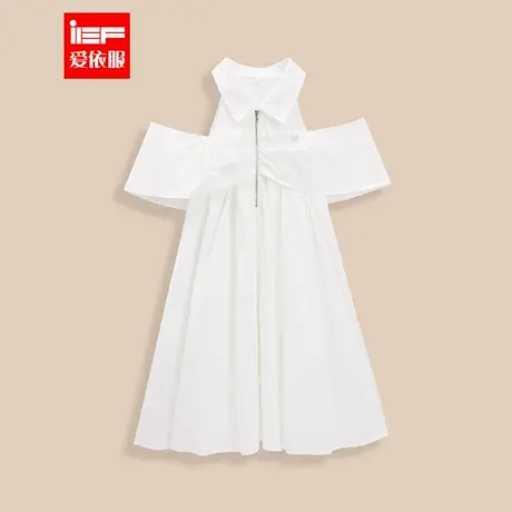 IEF/爱依服高个子连衣裙2025夏季新款设计感通勤百搭显瘦长上衣裙图片