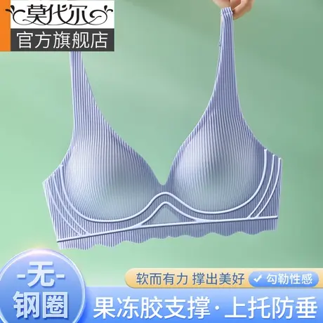 软支撑无痕内衣女小胸聚拢收副乳防下垂美背薄款夏季文胸罩无钢圈商品大图