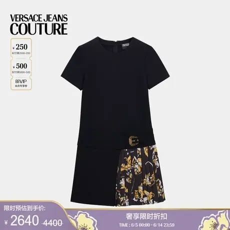 【季末优惠】VERSACE JEANS COUTURE 女士连衣裙图片