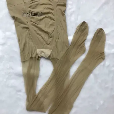 加长加大带脚型夏款超薄丝袜适合超高超重胖怀孕期包芯丝托腹连裤图片