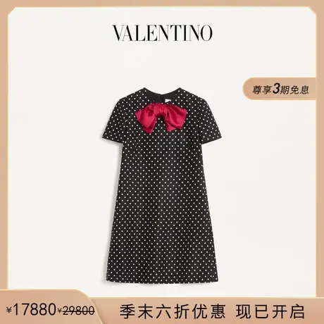 [季末优惠]华伦天奴VALENTINO女士 PLUSDEPOIS 波点印花连衣裙图片