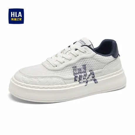 HLA/海澜之家男鞋新款秋夏经典时尚厚底板鞋百搭增高运动休闲鞋子图片