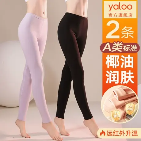 雅鹿女士秋裤内穿打底保暖线裤棉毛裤加绒德薄款春秋冬季2024新款图片