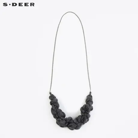 【新品】sdeer圣迪奥女装长款吊坠项链围脖链颈链毛衣链S16184389商品大图