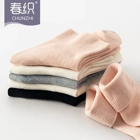 春织老人松口袜子中老年宽松棉袜大码袜子女袜子肿脚胖春夏秋薄款图片