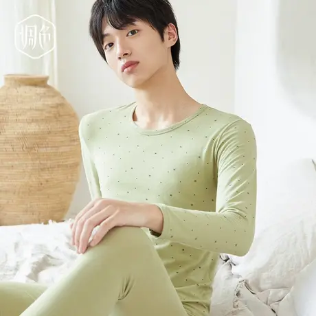 青年秋衣秋裤套装男士纯棉全棉毛衫保暖内衣薄款打底秋冬内穿图片