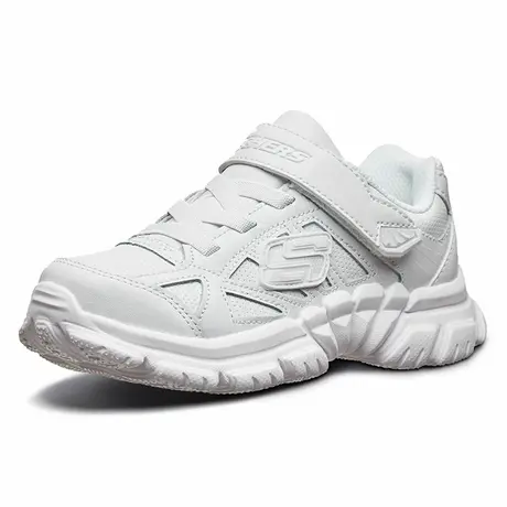 Skechers斯凯奇夏季男女童魔术贴校园小白鞋 软底运动鞋 998095L图片