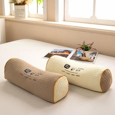 恒源祥针织圆柱荞麦壳枕头枕芯助睡眠护颈椎家用午睡枕单人宿舍图片