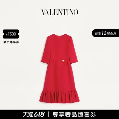 [12期免息]华伦天奴VALENTINO女士 CREPE COUTURE 迷笛连衣裙图片