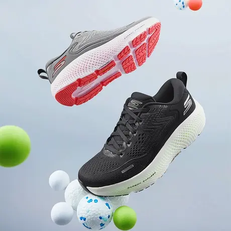 Skechers斯凯奇夏季男鞋轻质百搭休闲缓震运动鞋厚底舒适专业跑鞋图片