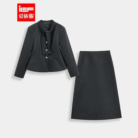 IEF/爱依服【大码女装】2025秋冬新款法式名媛气质感显瘦上下套裙图片