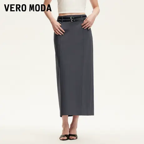 【来了就好】 Vero Moda半身裙25夏季新款双腰带一步裙325216037图片