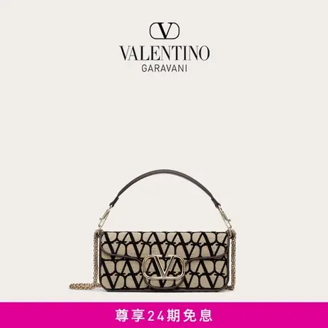 【24期免息】华伦天奴VALENTINO女士V标志 LOCO 手袋斜挎包图片
