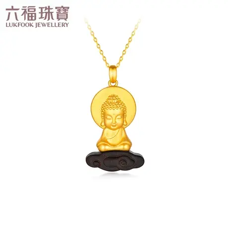 六福珠宝福满传家黄金吊坠足金挂坠女款计价L07TBGP0046图片