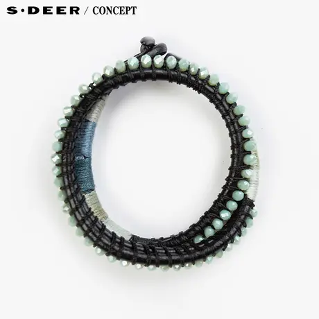 【新品】sdeer 圣迪奥专柜正品女设计感编织环绕手链S16284308商品大图