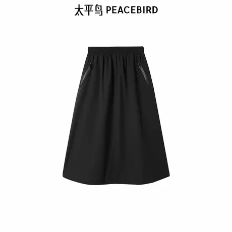 太平鸟女装年冬季新款百搭长A裙A3GFE4283图片