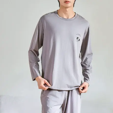 歌帝【直播专享】莱赛尔套头长袖长裤男套装 GDY2501图片
