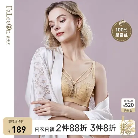 商场同款贵夫人本命年内衣女性感超薄大胸显小收副乳文胸薄款1183商品大图