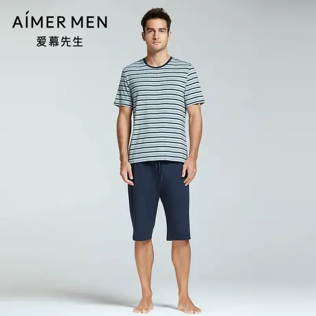 爱慕先生22SS条纹情怀家居系列短裤NS42F712图片