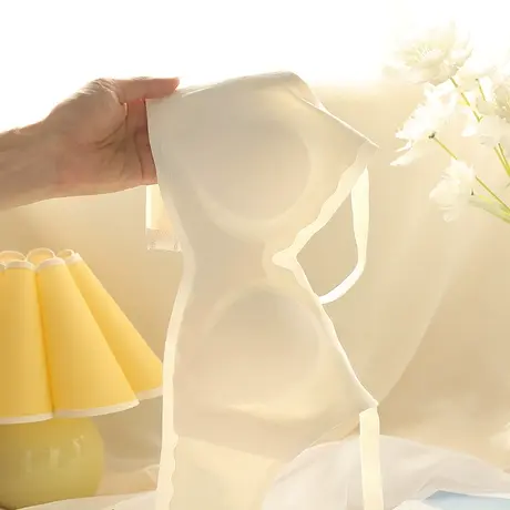 内衣女大胸显小夏季薄款无痕无钢圈收副乳运动兔耳朵超薄美背文胸图片