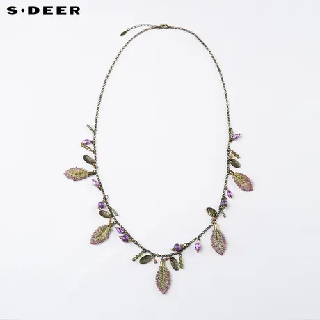 【新品】sdeer圣迪奥女装民族风配饰挂件饰品毛衣链项链S15384306商品大图