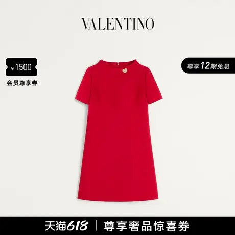 [12期免息]华伦天奴VALENTINO女士 CREPE COUTURE 短款连衣裙图片
