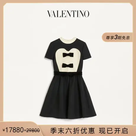 [季末优惠]华伦天奴VALENTINO女士 CREPE COUTURE 短款连衣裙图片