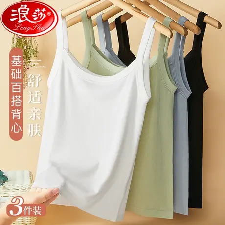 小吊带背心女士夏季薄款内搭可外穿修身无袖短款美背内衣打底上衣商品大图