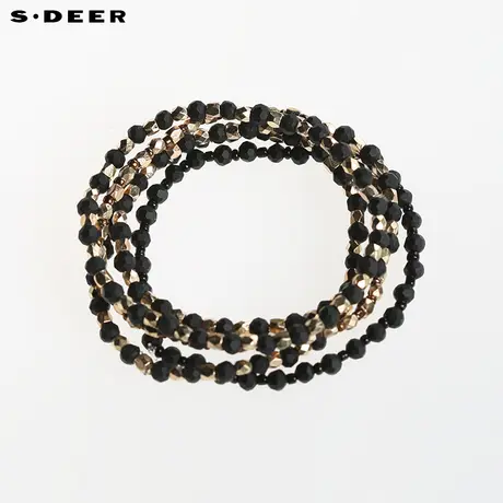 【新品】s.deer圣迪奥女装串珠欧美风手链手镯饰品配饰S15184362商品大图