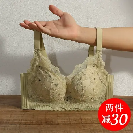 思晴内衣女小胸薄款洞洞杯透气文胸聚拢收副乳防下垂胸罩无钢圈夏图片