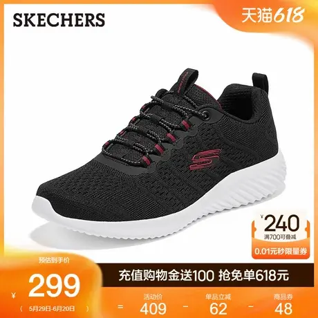 Skechers斯凯奇男鞋2025夏季新款一脚蹬透气网面休闲运动鞋健步鞋图片