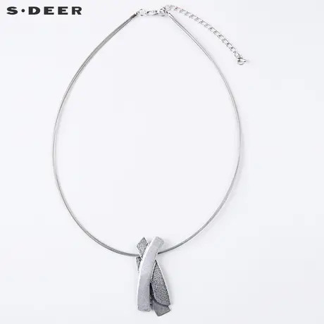 【新品】sdeer圣迪奥女装吊坠链项链围脖链颈链毛衣链S15484306商品大图