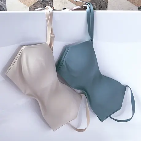 多情猫超薄大胸显小文胸罩运动bra无痕内衣女美背无钢圈夏季薄款图片