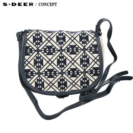 【新品】sdeer圣迪奥专柜正品女装文艺绣花装饰女包4283860商品大图