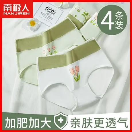 内裤女士纯棉抗菌全棉裆夏季薄款透气日系少女生高腰大码短裤头TX图片