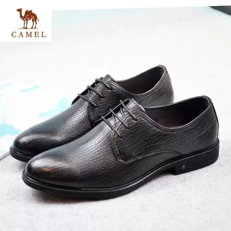Camel/骆驼男鞋春季新品羊皮商务正装时尚系带舒适皮鞋A201005813图片